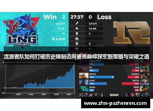 流浪者队如何打破历史限制迈向更高巅峰探索新策略与突破之道